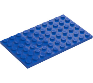 LEGO Blauw Plaat 6 x 10 (3033)