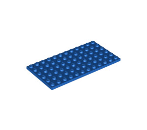 LEGO Blau Platte 6 x 12 (3028)