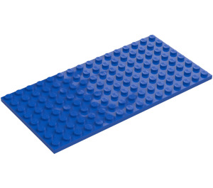 LEGO Bleu assiette 8 x 16 (92438)