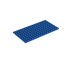 LEGO Blau Platte 8 x 16 (92438)