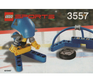 LEGO Blauw Player en Goal 3557