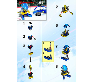 LEGO Blue Player and Goal Set 3557 Instructions