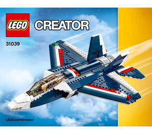 LEGO Blau Power Jet 31039 Instructions