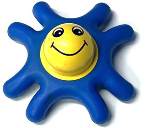 LEGO Blue Primo Animal Starfish with 8 Arms, Yellow Center and Face