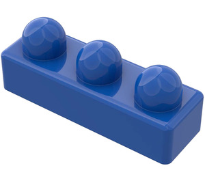 LEGO Bleu Primo Brique 1 x 3 (31002)