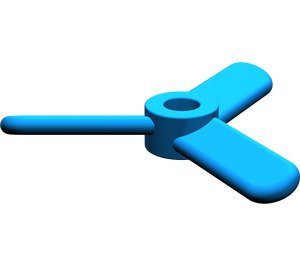 LEGO Blau Propeller 3 Klinge 4 Diameter (2421 / 28969)