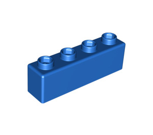 LEGO Blauw Quatro Steen 1 x 4 (48411)