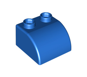 레고 파란색 Quatro 벽돌 2x2 ~와 함께 Curve (49465)