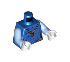 LEGO Azul Queen Halbert (70325) Minifigura Torso (973 / 76382)