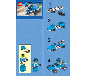 LEGO Blue Racer 1282 Instruktioner