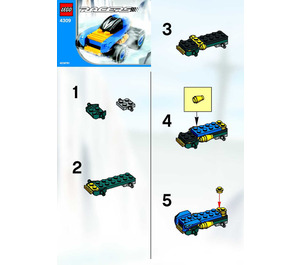 LEGO Blue Racer Set 4309 Instructions