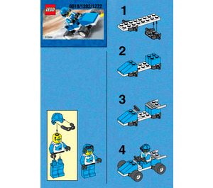 LEGO Blauw Racer 6618 Instructions