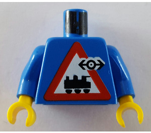 LEGO Blau Railway Employee 7 Torso (973)