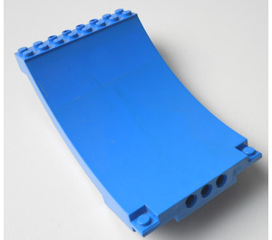 LEGO Blauw Ramp Gebogen 8 x 12 x 6 (43085)