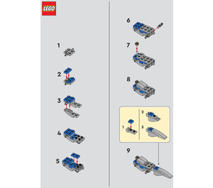 LEGO Blue Raptor Set 122225 Instructions