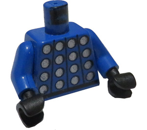 LEGO Blå Röd och Blå Team Goalkeeper med "1" Kropp (973 / 73403)