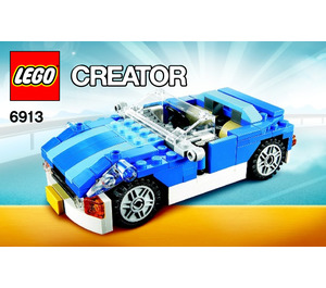 LEGO Blue Roadster Set 6913 Instructions
