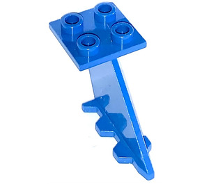 LEGO Blue Rudder 2 x 2 x 4 with Plate (3479)