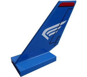 LEGO Blue Rudder 2 x 4 x 6 with Wing (Left) Sticker (6239)