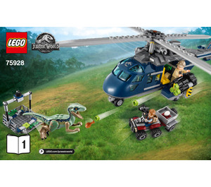 LEGO Blue's Helicopter Pursuit 75928 Anweisungen