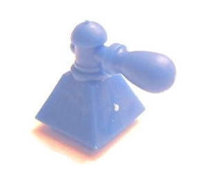 LEGO Blauw Scala Perfume Fles met Driehoekig Basis