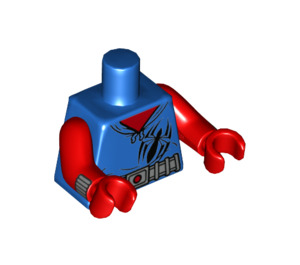 LEGO Blau Scarlet Spinne Minifigur Torso (973 / 88585)