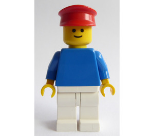 LEGO Blue Shirt and White Trousers and Red Cap Minifigure | Brick Owl ...