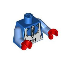 LEGO Blue Skier Torso (973 / 88585)