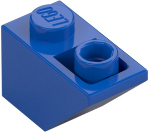 LEGO Blue Slope 1 x 2 (45°) Inverted (3665)