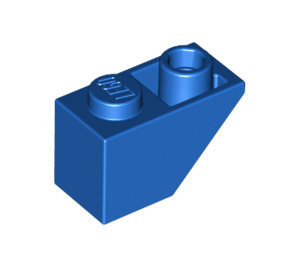 LEGO Blauw Helling 1 x 2 (45°) Omgekeerd (3665)