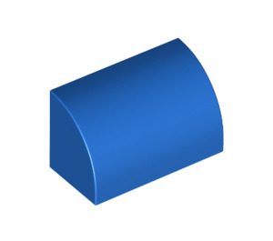 LEGO Blue Slope 1 x 2 Curved (37352 / 98030)