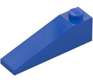 LEGO Blue Slope 1 x 4 x 1 (18°) (60477)