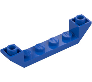 LEGO Blue Slope 1 x 6 (45°) Double Inverted with Open Center (52501)