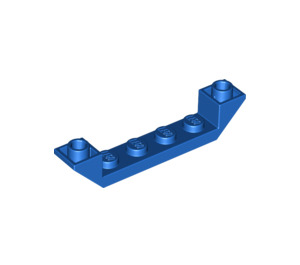 LEGO Bleu Pente 1 x 6 (45°) Double Inversé avec Open Centre (52501)
