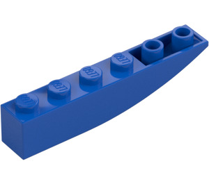 LEGO Blauw Helling 1 x 6 Gebogen Omgekeerd (41763 / 42023)