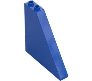 LEGO Blauw Helling 1 x 6 x 5 (55°) zonder noppenhouders aan de onderzijde (30249)