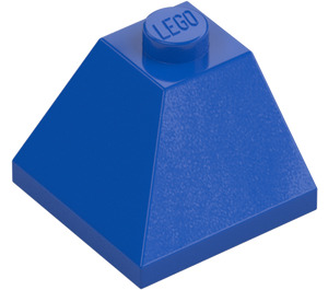 LEGO Blu Pendenza 2 x 2 (45°) Angolo (3045)