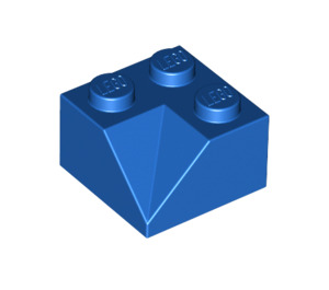 LEGO Blue Slope 2 x 2 (45°) Double Concave (Smooth Surface) (3046)