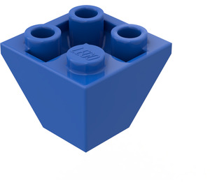 LEGO Modrá Sklon 2 x 2 (45°) Převrácený (3676)