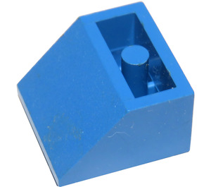 LEGO Blue Slope 2 x 2 (45°) Inverted with Solid Round Bottom Tube