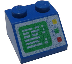 LEGO Bleu Pente 2 x 2 (45°) avec Computer Screen (3039)