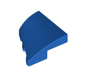 LEGO Blue Slope 2 x 2 x 0.6 Curved Angled Right (5093)