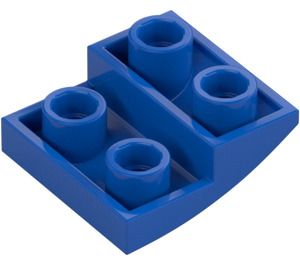 LEGO Bleu Pente 2 x 2 x 0.7 Incurvé Inversé (32803)