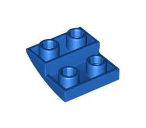 LEGO Bleu Pente 2 x 2 x 0.7 Incurvé Inversé (32803)