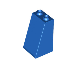 LEGO Blue Slope 2 x 2 x 3 (75°) Hollow Studs, Rough Surface (3684 / 30499)