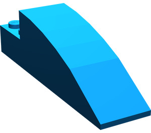 LEGO Blue Slope 2 x 2 x 8 Curved (41766)
