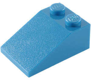 LEGO Blue Slope 2 x 3 (25°) with Rough Surface (3298)