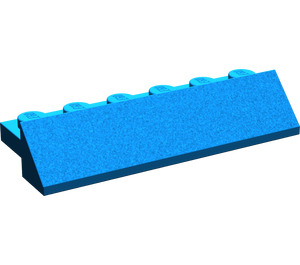 LEGO Blue Slope 2 x 6 x 0.7 (45°) (2875)