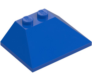 LEGO Azul Con pendiente 3 x 4 Doble (45° / 25°) (4861)