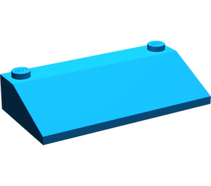 LEGO Bleu Pente 3 x 6 (25°) avec parois intérieures (3939 / 6208)